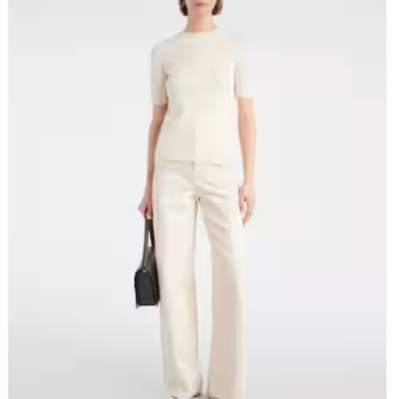 Toteme Sweaters Totme Cream Terry Knit Sweater Poshmark